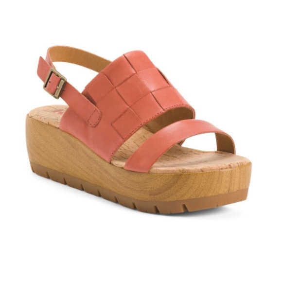 KORKS $99 Women's Fraya Comfort Wedge Platform Sandals Shoes Size 10M New - Picture 1 of 6